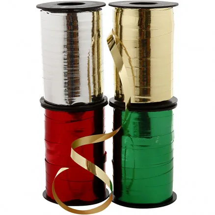 Gavebånd, B: 10 mm, blank, 4x250 m/ 1 pk.